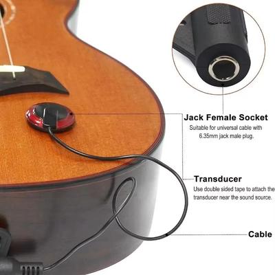 Guitar Non Perforated Pickup Easy To Install Surface Mount Pickup Guitar Parts Violin Pickup Clip