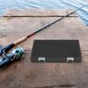 Double Sided Fishing Tackle Box Large Capacity Bait Storage Box Fishing Bait Tackle Storage Case for Blades Spinner