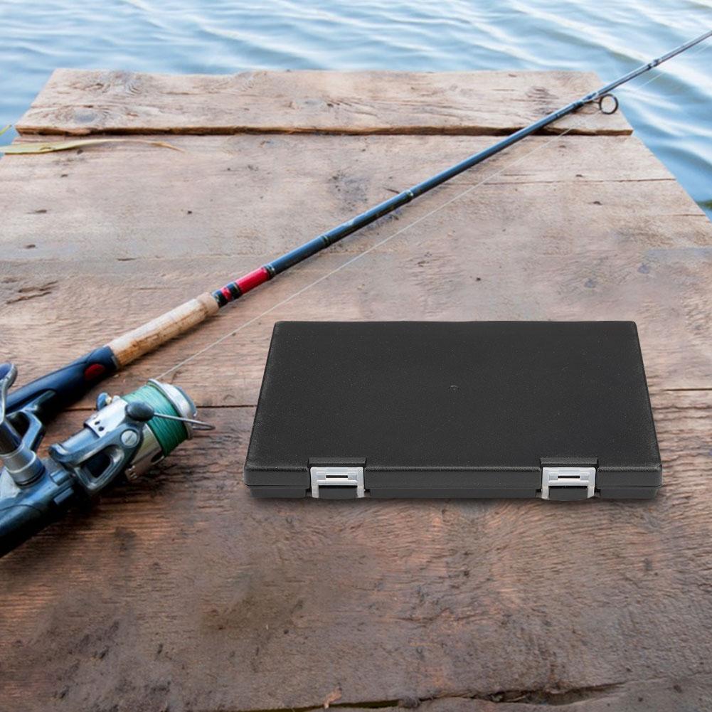Double Sided Fishing Tackle Box Large Capacity Bait Storage Box Fishing Bait Tackle Storage Case for Blades Spinner