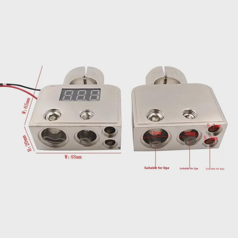Car Battery Terminal Clamp with Display for Audio Modification
