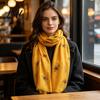 Trendy Bee Print Accessory Lightweight Scarf for Women Cute Pattern Neck Scarf Comfortable Skin Friendly Soft Long Thin Shawl Wrap Vacation Travel,