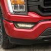 Car Front Fog Light Cover Trim Fog Lamp Decoration Guard for Ford F150 2021 Up Accessories Smocked Black
