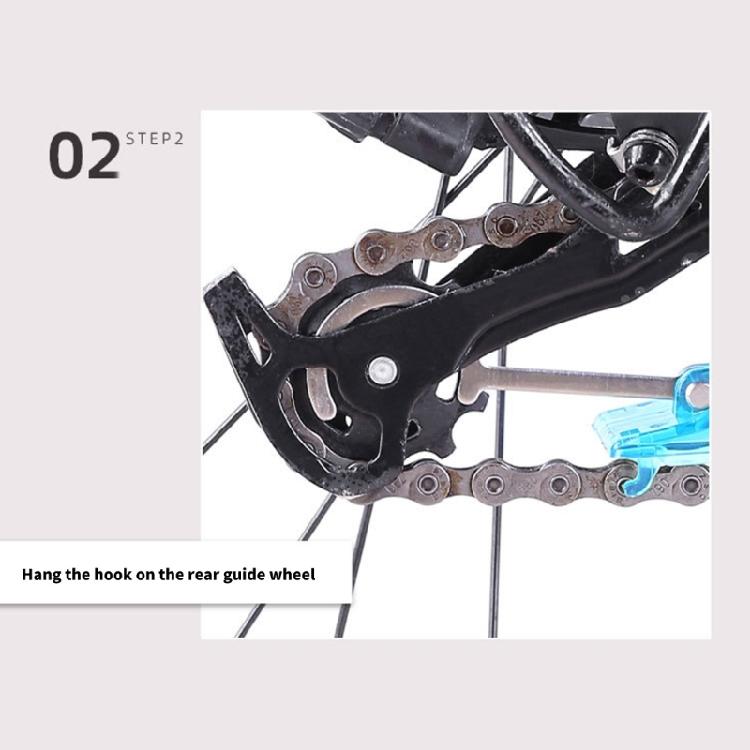 Bicycles Chain Cleaning Brush Plastic Chain Gears Grunge Bike Chain Cleaner for Efficient Cleaning