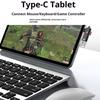 TYS-304 Angled Type-C OTG Adapter to USB 3.0 + TF Card Slot Converter for Mouse/Keyboard/Flash Drive/SSD