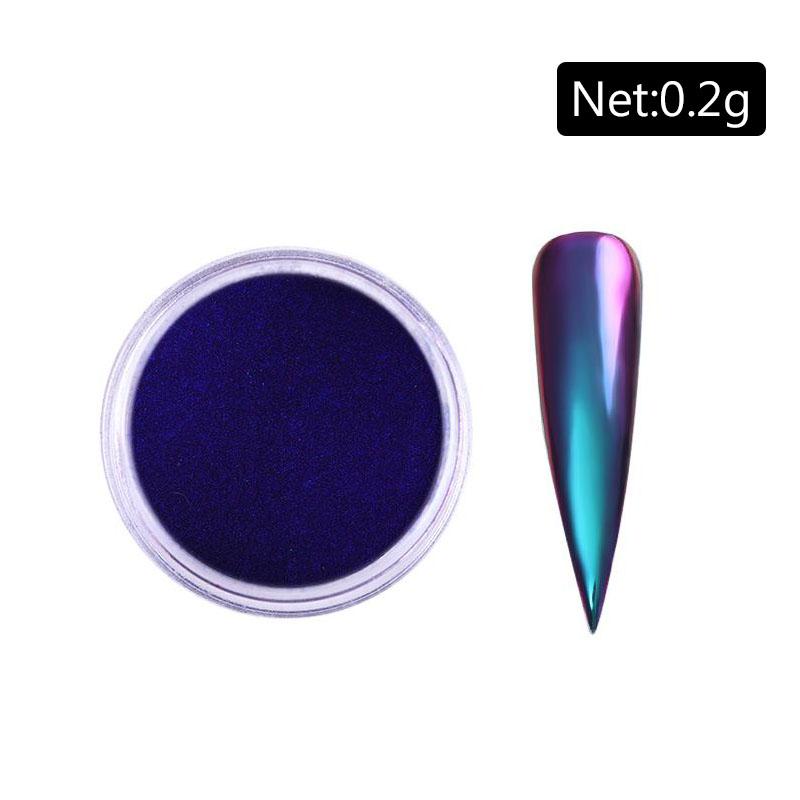 Silver Nail Glitter Powder Metallic Effect Pigment UV Gel Polish Flakes Dust Manicure Decoration Nails Accessories