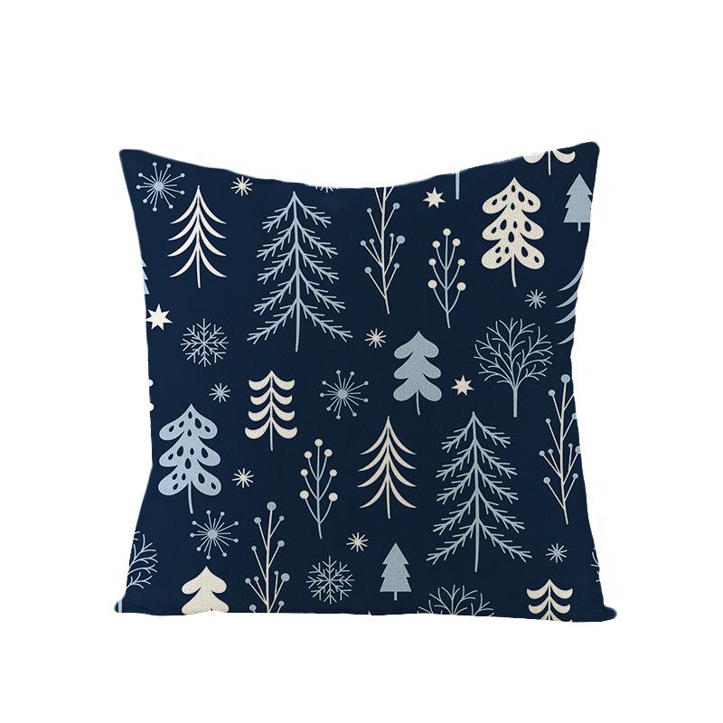 Cartoon Digital Printing Christmas Pillow Cover New Style Square Polyester Pillow Cover Cushion Cover