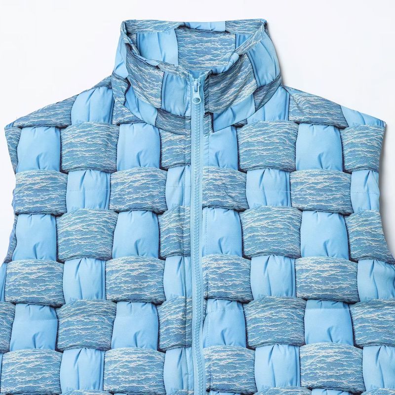 Za Autumn/Winter New Arrivals Women's Clothing Zr European and American Style Fashionable Simple Versatile Daily Sweet Printed Cotton-Padded Vest