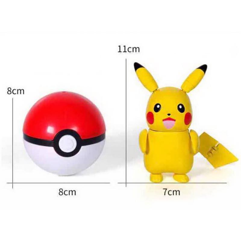 Pokemon Figure Doll Pikachu Bulbasaur Charmander Cute Cartoon Anime Figure Toy For Fans Collection
