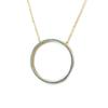 Les Trésors De Lily [N7158] - Gold Plated 'Navajos' Turquoise Gold Plated Necklace (circle)