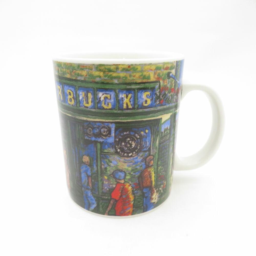 Good Condition STARBUCKS Starbucks Pike Place Seattle 1st Store Mug 2010 Limited Limited Starbucks Old Stamp SU13636X2 [Used]