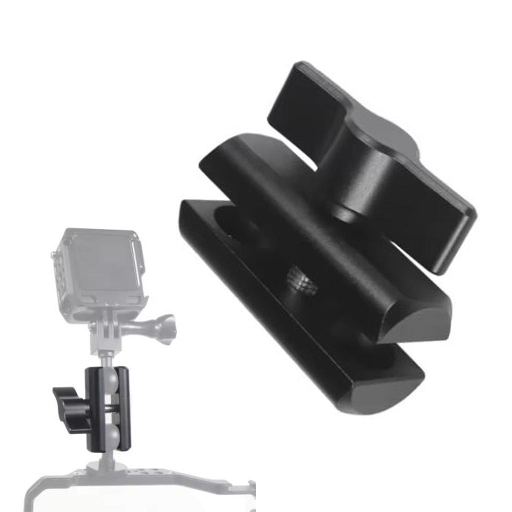 Extension Arm Mount Clamp for 17mm Ball Head Clip Holder for Action Cameras