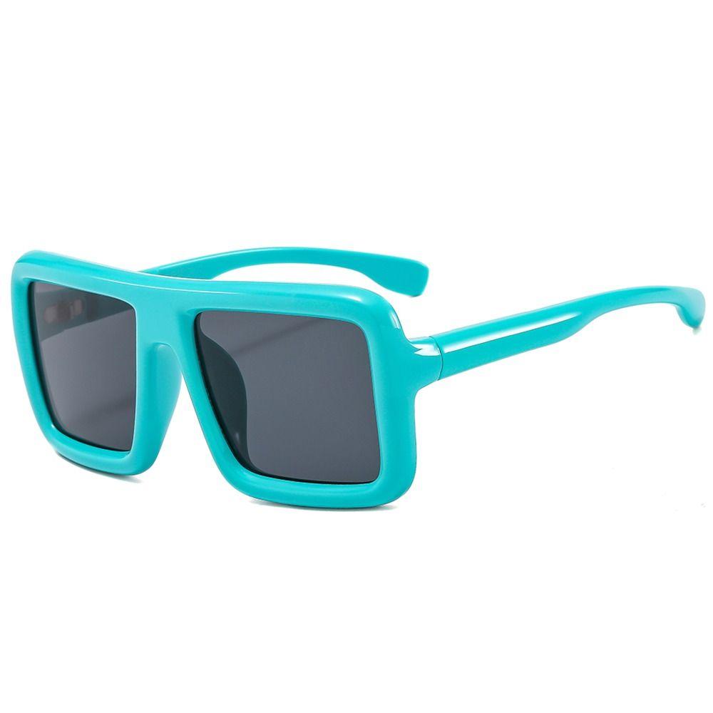 Big Oversized Square Sunglasses Punk UV400 Protection Thick Frame Sun Glasses for Women Men