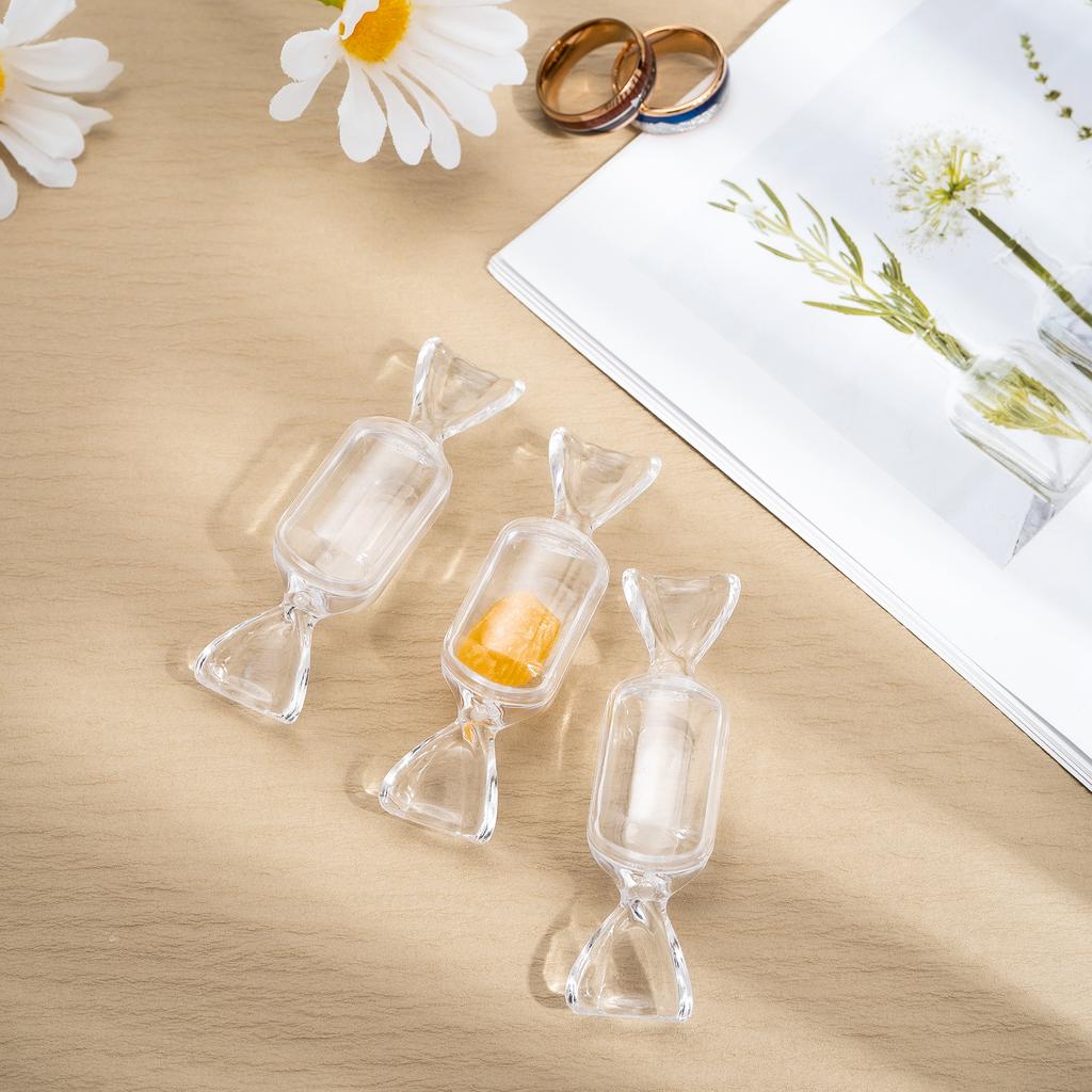 10pcs Sweet Shaped Candy Boxes Clear Plastic Transparent Wedding Party Favors NEW