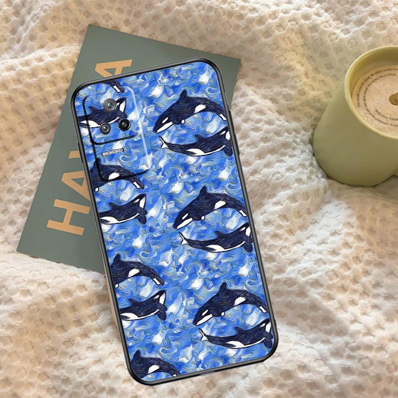 Orcas Killer Whales Case For Xiaomi 13 14 15 Ultra 11T 12T 13T 14T Pro POCO X7 Pro X3 X5 F5 F6 M6 X6 Pro Cover