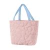 Borsa a mano Autunno e Inverno da Donna a Spalla Singola Trapuntata a Fiori in Cotone Borsa a Mano Casual Moda Cotone Pieghettato Borsa a Nuvola