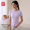 MINISO Women's Quick-Dry Sports Yoga T-Shirt