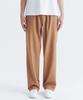 WHOLOVESART Unisex Semi-Wide Elastic Waist Slacks Light Camel