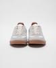 Analog Mood German Army Suede Leather Sneakers (White)