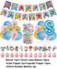 Cartoon Amazing World Birthday Party Decorations Gum&balles Balloon Banner Cake Topper  Rabbit Cat Anime Backdrop Kid Favor Gift