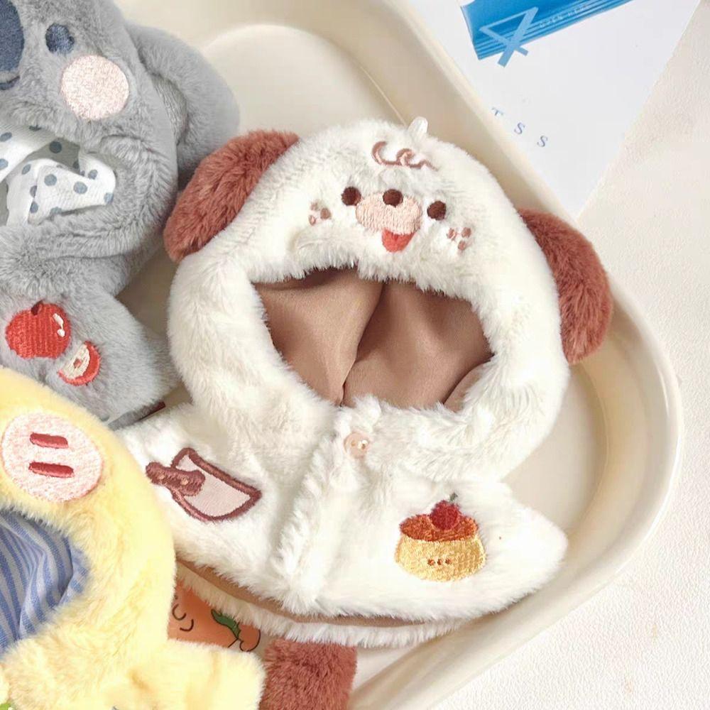 Multicolor Cartoon Animal Cloak Cartoon Dog Koala Doll Plush Hooded Shawl  Cotton Stuffed Dolls