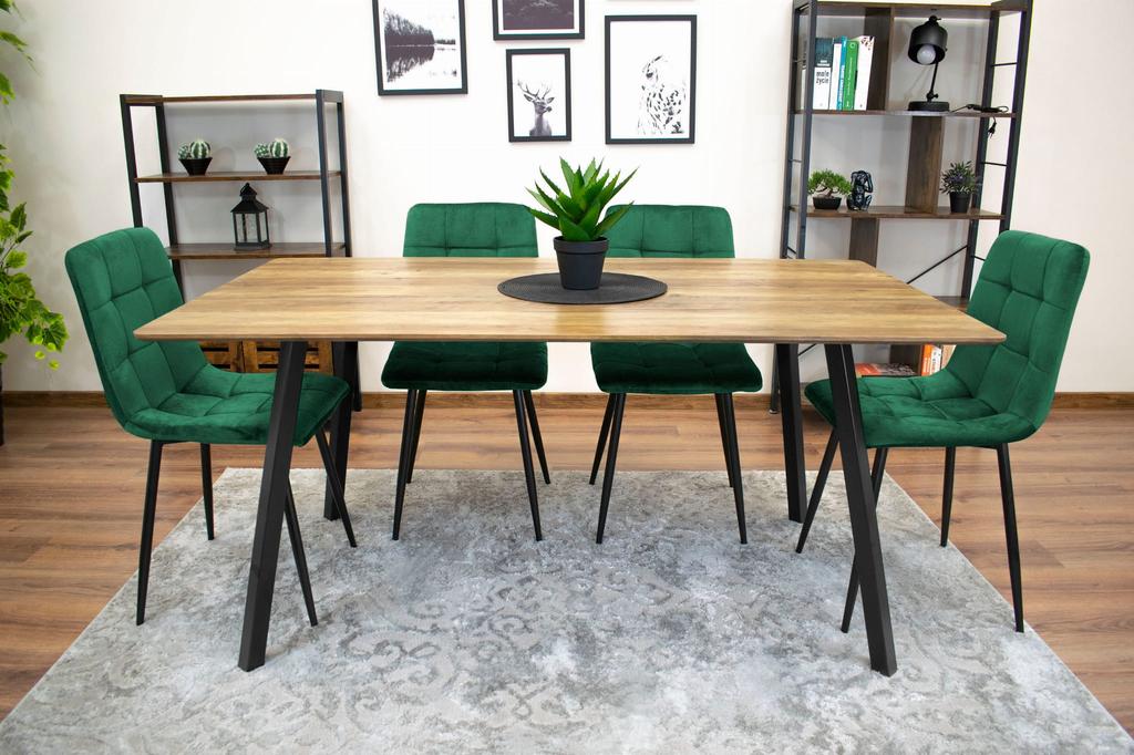 Kara Chair - Dark Green Velvet X 1