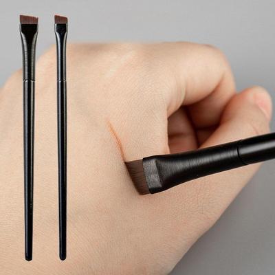 2 teile/satz Augenbrauen Kontur Pinsel Augenbraue Eyeliner Pinsel Tragbare Weiche Augenbraue Liner Make-Up Pinsel für Frauen Kosmetische Schönheit Werkzeuge
