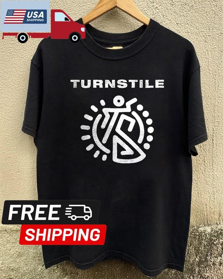 HOT Turnstile American Hardcore Punk Band Logo Unisex Black Tshirt Size S5XL Unisex T-Shirt XXXXL