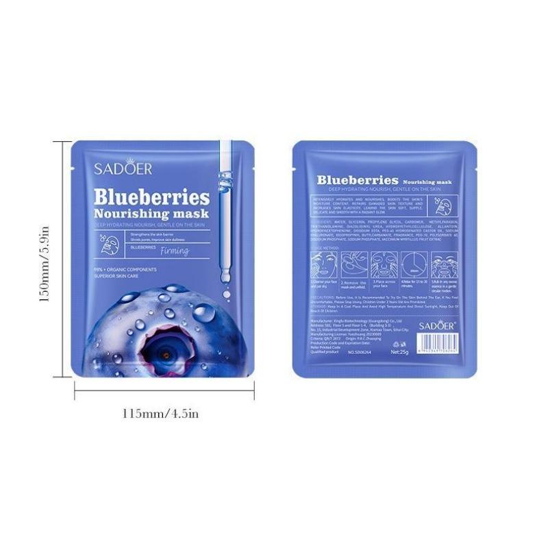 SADOER Botanical Fruit Series Feuchtigkeitsspendende Feuchtigkeitsmaske