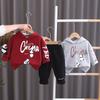 Kids Casual Long-Sleeve Set, Comfortable Daily Wear Outfits