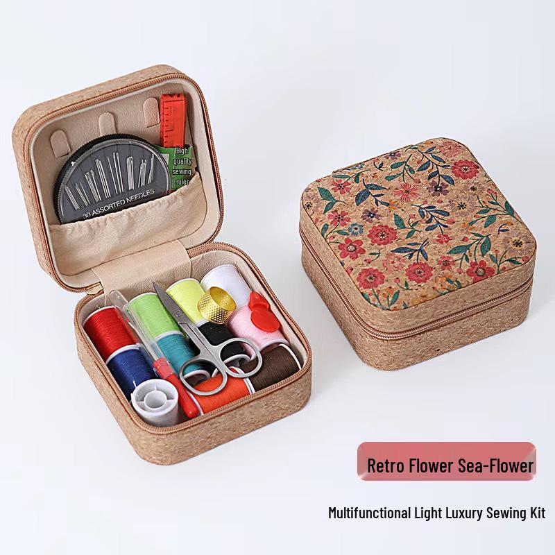 Portable Needle and Thread Kit - Home DIY Sewing Tool Set, Household Sewing Box