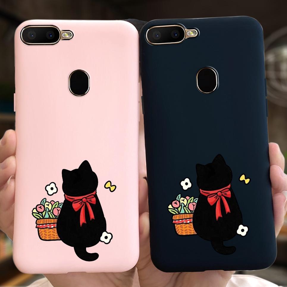 Pattern Phone Case For Oppo A5s OPPO AX5s Case Shockproof Matte Protection Back Cover For OppoA5s CPH1909 Silicone Capa OppoAX5s