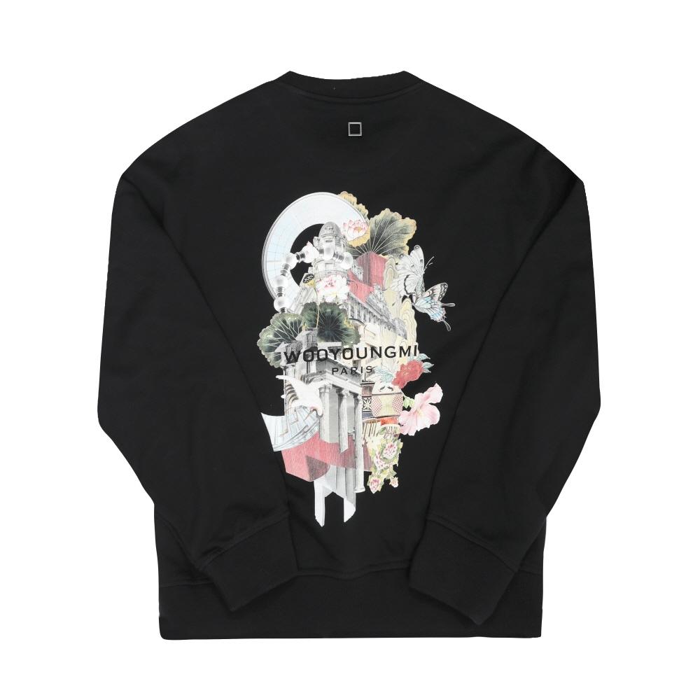 

Wooyoungmi Men S SweatShirt City Graphic Back Logo w253tS25 723b W253TS25 723B (52)