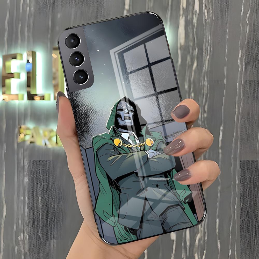 MF DOOM Rapper Phone Case For Samsung S26 S25 Plus S20 S20 Plus S22 Ultra S23 FE S21 Plus S21 Ultra Glass Cover