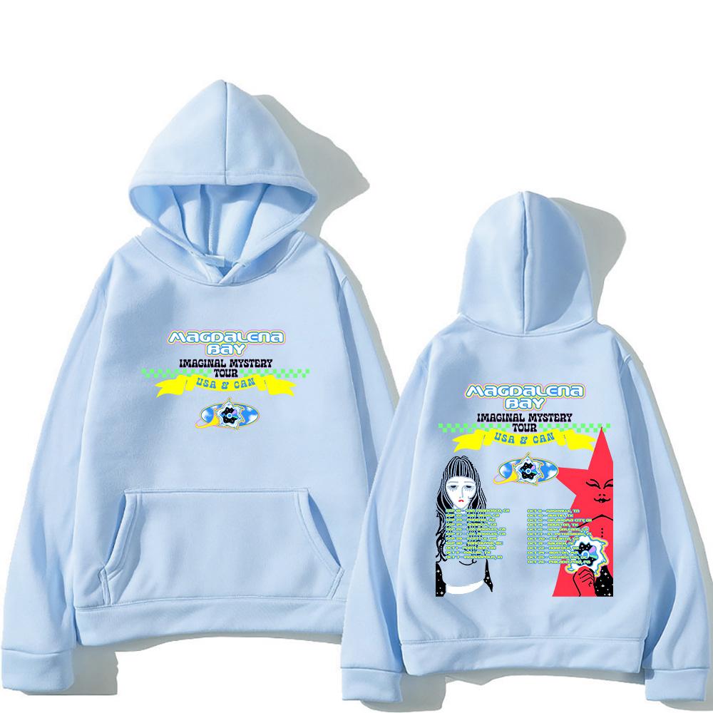 Magdalena Bay Imaginal Mystery Tour Hoodies New Harajuku Aesthetic Pullovers Women Men Fashion Hooded Sweatshirts High Quality