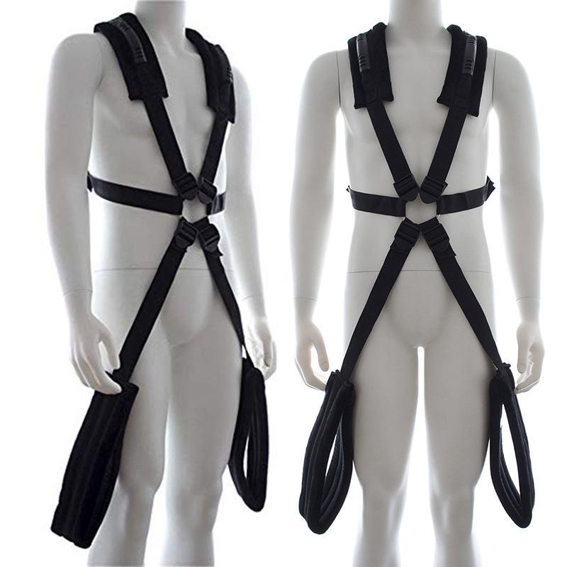 Sex Toys for Couples Self Bandage Restraints Belt  Sets Shoulder Sex Swing Leg Spreader Rope SM Slave Harness Adult Game