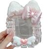 Cute  Photocard Case Sweet DIY  Card Holder Anime Cat Lace Photocard Case Lolita Idol Display Photo Protector Case