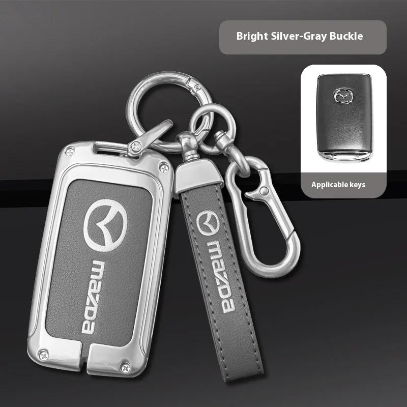 2025 Hot For Mazda Axela Atenza 3 2 6 CX3 CX5 CX30 CX8 CX9 MX5 RX7 RX8 SKYACTIV Zinc Alloy Car Key Holder Remote Protector Car K