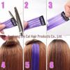 Rainbow Clip-In Hair Extensions - Full Pack of Colorful, One-Piece Hair Pieces