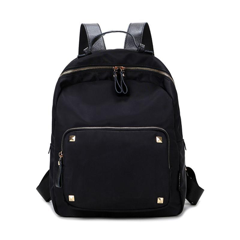 

2025 Waterproof Oxford Backpack: Large Capacity, Lightweight, Versatile Schoolbag for Travel & Casual Outings Small Black