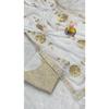 Premium  Georgette Fabrics with 3 Mm Sequence Embroidered Work and Golden Zari Thread Work