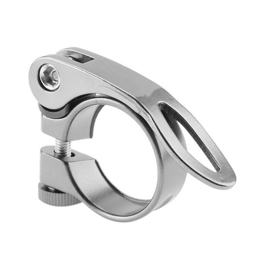 Seatpost Clamp Good Craftsmanship High Strength Aluminum Alloy Convenient Bicycle Seat Post Collar Outdoor Activities