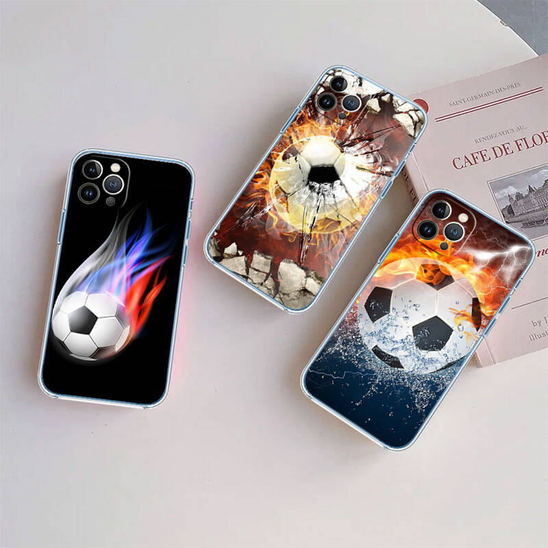MH59 Football Soccer Case for Motorola E7 G6 G7 G8 G9 Plus Power Play G10 G20 G04 E30 E40 E22 E20 E13 E15 G22 G23 G05 G75 G35 G55