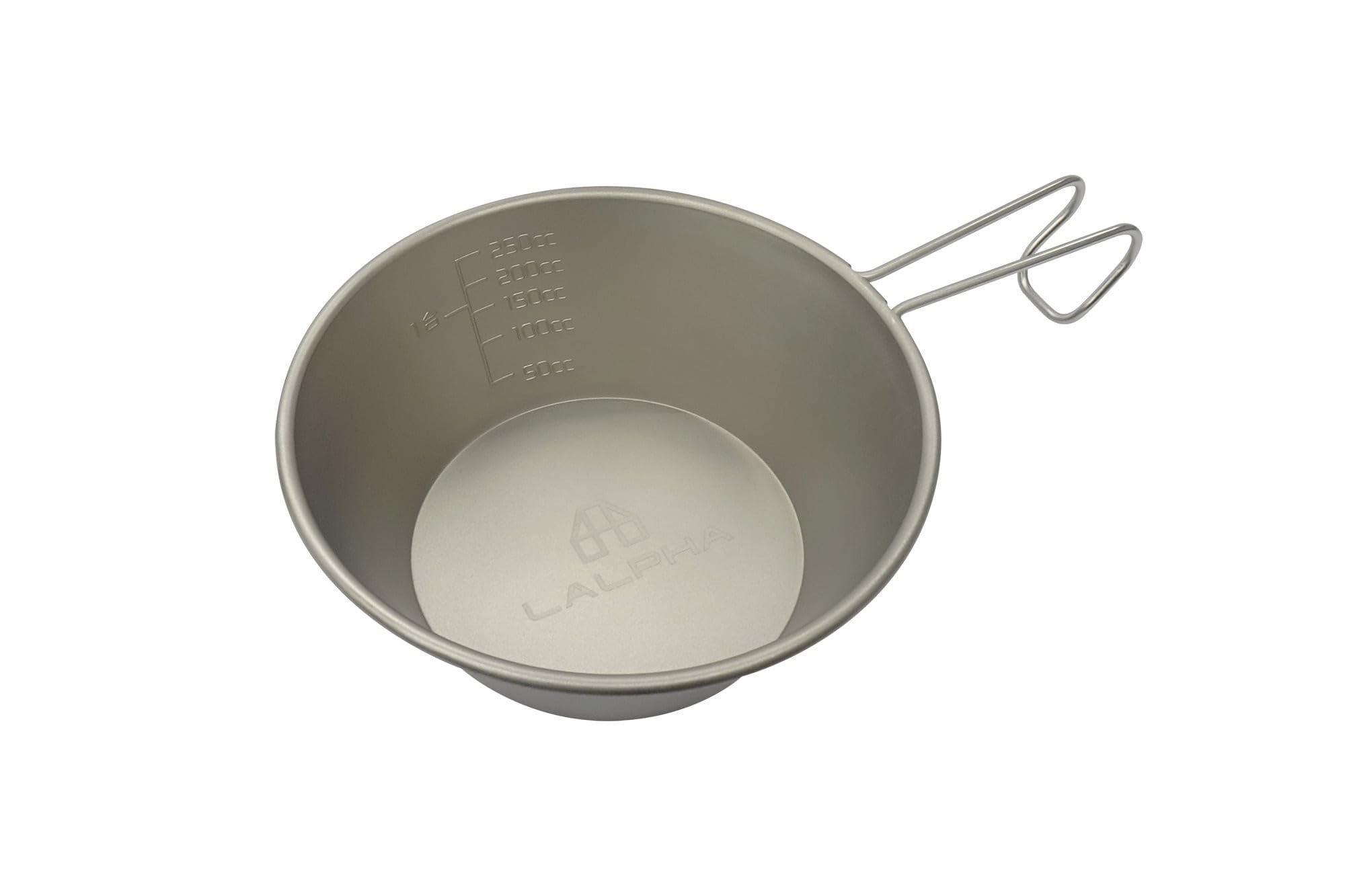 

LALPHA Titanium Sierra Cup 300ml Made in S-handle Tsubame-Sanjo G-100T серебряный