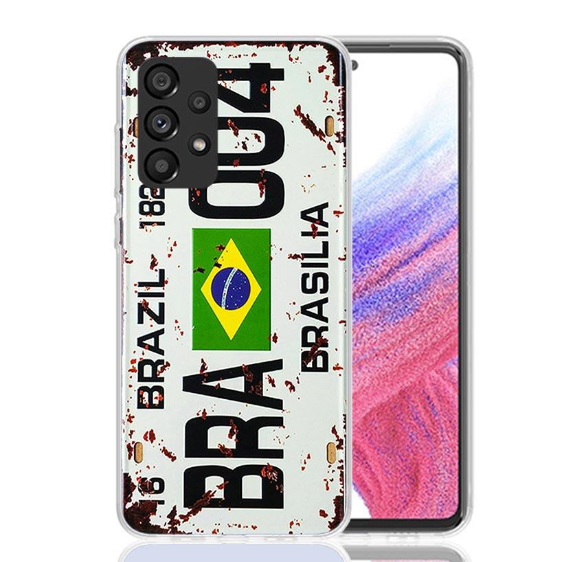 License New York Plate Number Phone Case For Samsung Galaxy A13 A14 A15 A16 A53 A54 A55 A56 A33 A34 A35 A36 A23 A24 A25 A26 A05S