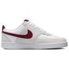 Nike Court Vision Low Valentines Day 2024 Women Sneakers White Adobe Dragon-Red FQ7628-100