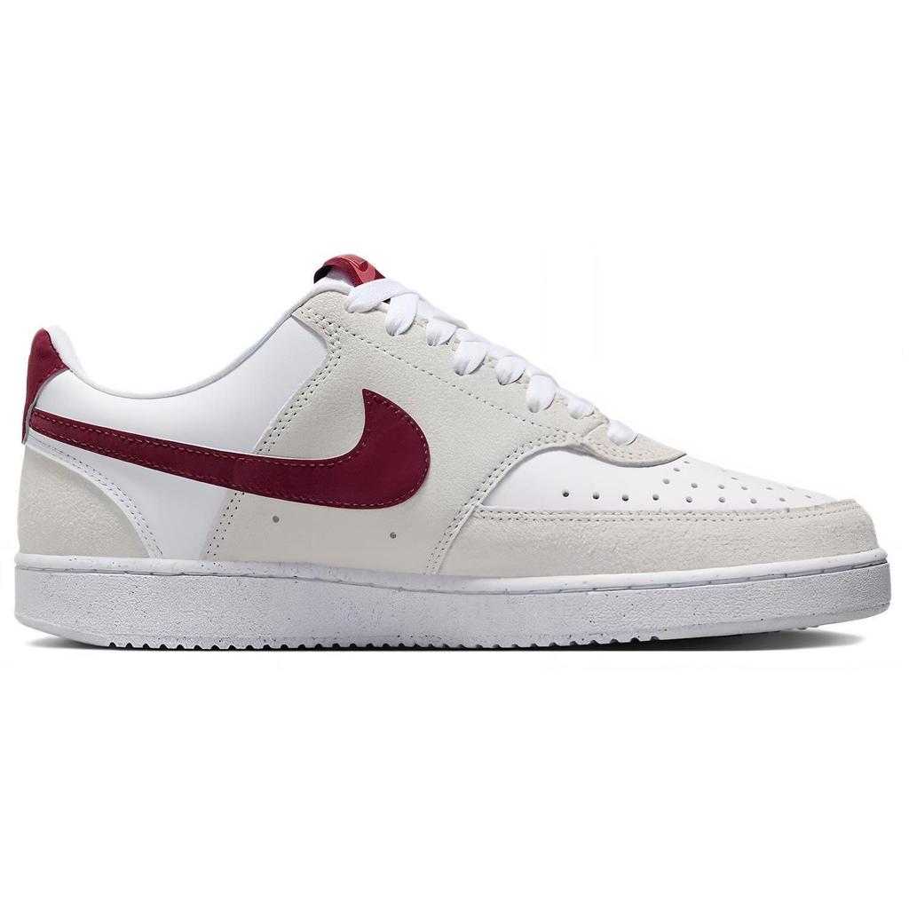 Nike Court Vision Low Valentines Day 2024 Women Sneakers White Adobe Dragon-Red FQ7628-100