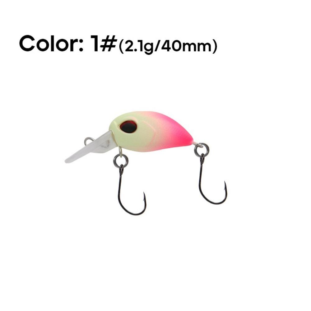 2026 40mm2.1g Slowly Sinking Fishing Lure 3D Eyes VIB Minnow Lure Wobbler Bass Minnow Artificial Bait Fishing Tackle