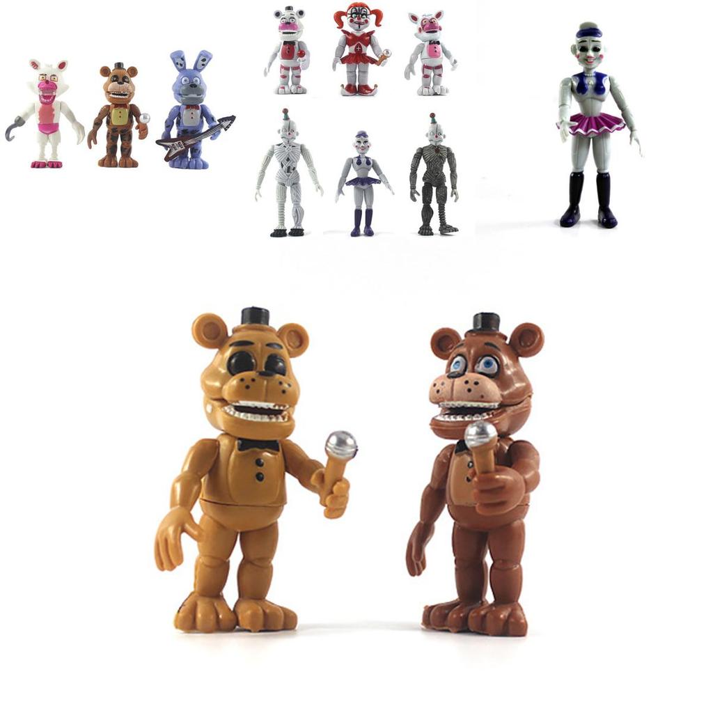 Captivating 6-piece Fnaf Five Nights At Freddy's Action Figures For Enthusiastic Fans