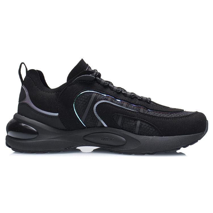 Li Ning V8 Shock Absorbing Durable Low Top Running Shoes Men sneaker Black ARHQ145-8
