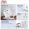 DELIXI ELECTRIC DEH-C21U 1-to-5 Socket Converter with USB